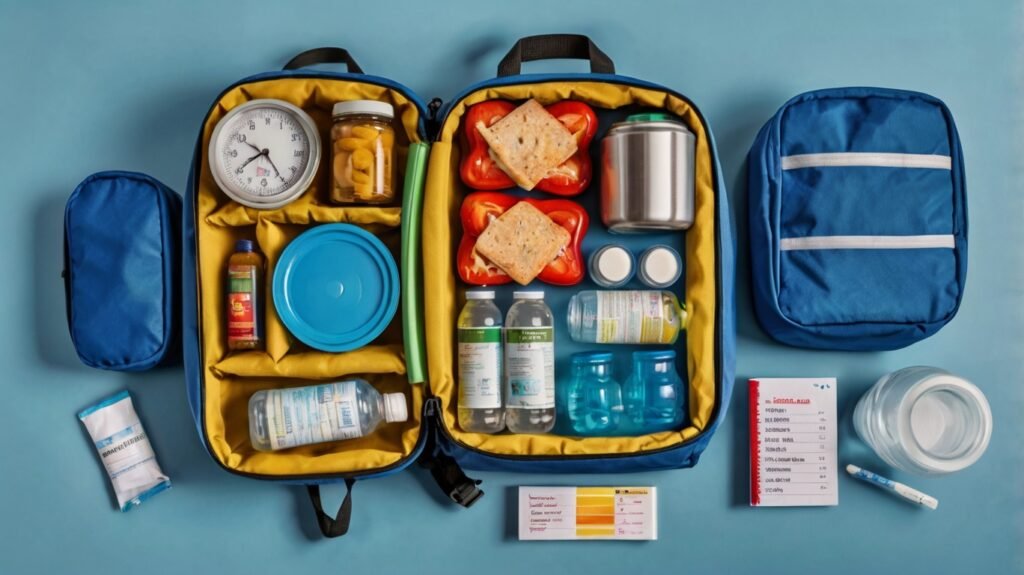 water and food are must have prep bag items